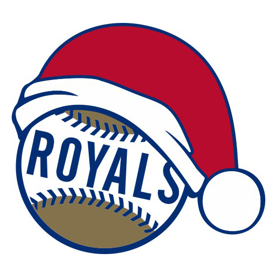 Kansas City Royals Baseball Christmas hat logo iron on paper